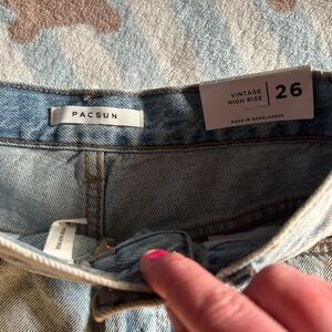 PACSUN size 26 vintage high rise NWT